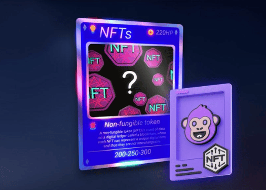 what is an nft trading card